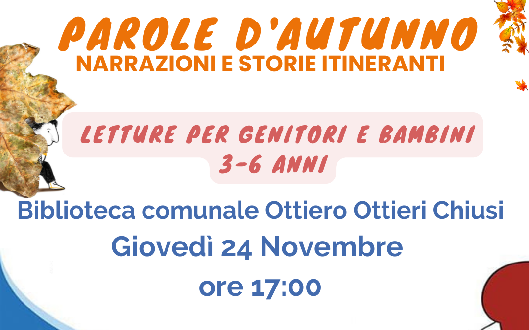 Parole D’autunno 3-6 Anni