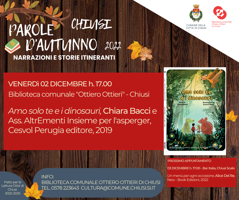 Parole d'autunno singole (1) NpL 24 Novembre biblioteca
