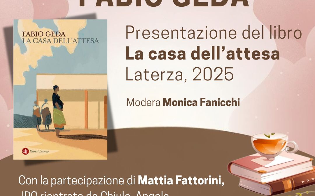Fabio Geda a Chiusi: un incontro allo Spazio Giovani Culsans tra libri, attesa e cura